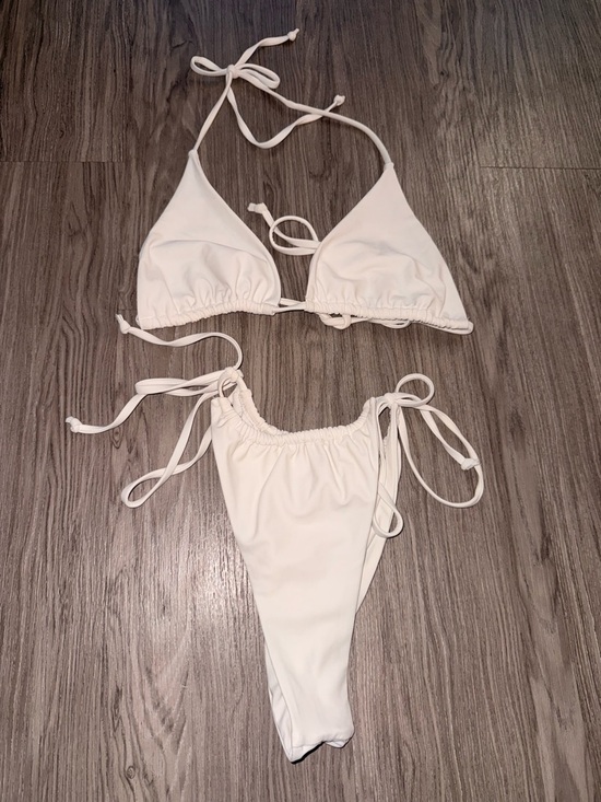 Other - Classic White Tie-Side Bikini Set - Women Intimates & Swim